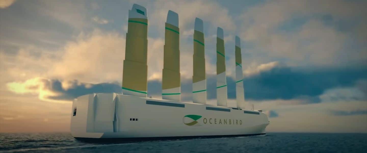 L'aile voile du suédois Oceanbird, la révolution écologique que le transport maritime attendait